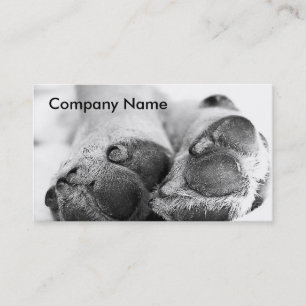 Tarjeta De Visita Perro Paws