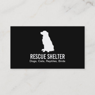 Tarjeta De Visita Perro sentado   Veterinario