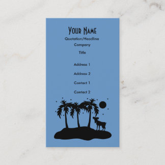 Tarjeta De Visita Perro tropical