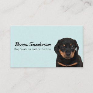 Tarjeta De Visita Perro Walker, Groomer, Mascota Sitter, perro lobo
