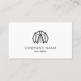 Tarjeta De Visita Perro y libro de Bernardine