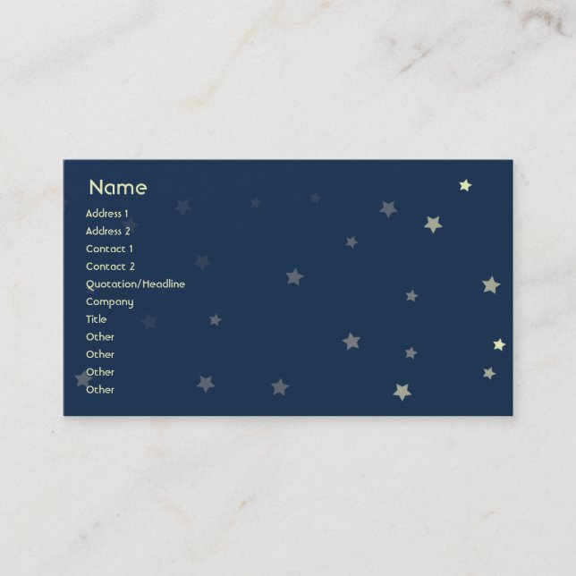 Tarjeta De Visita Perros el dormir - negocio (Anverso)