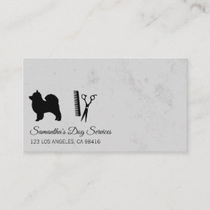Tarjeta De Visita Perros Groomer Stylist Shears