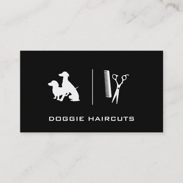 Tarjeta De Visita Perros | Grooming (Anverso)