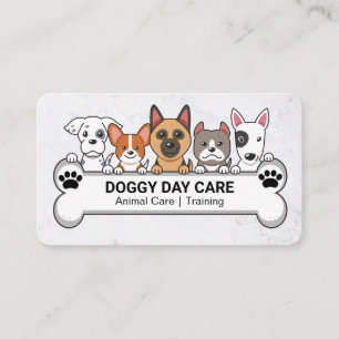 Tarjeta De Visita Perros   Patas   Tienda de suministros para mascot