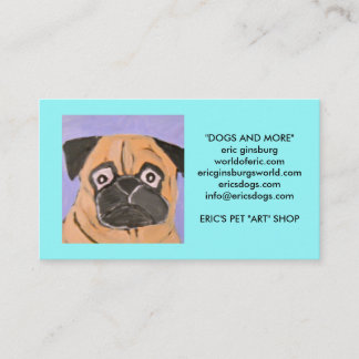 Tarjeta De Visita perros por el ginsburg de eric