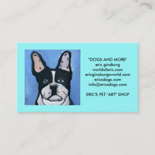 Tarjeta De Visita perros por el ginsburg de eric