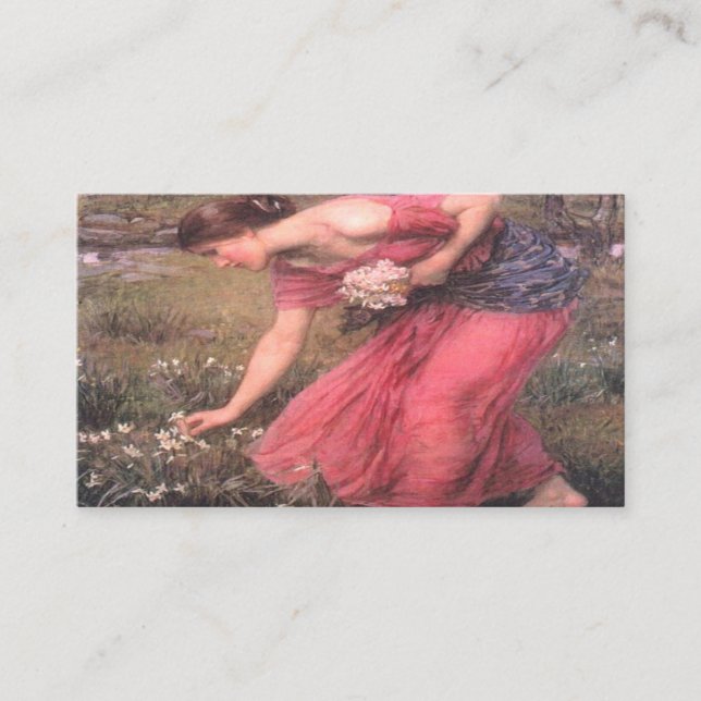 Tarjeta De Visita Persephone John William Waterhouse (Anverso)