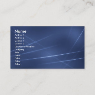 Tarjeta de visita personal