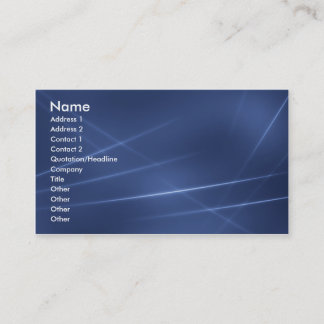 Tarjeta de visita personal