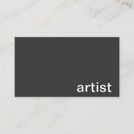 Tarjeta de visita personal (artista)