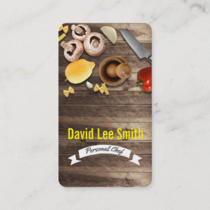 Tarjeta De Visita Personal Chef / catering Service / Cook service