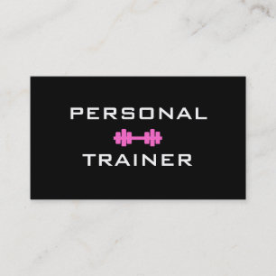 Tarjeta de visita personal de Dumbell del