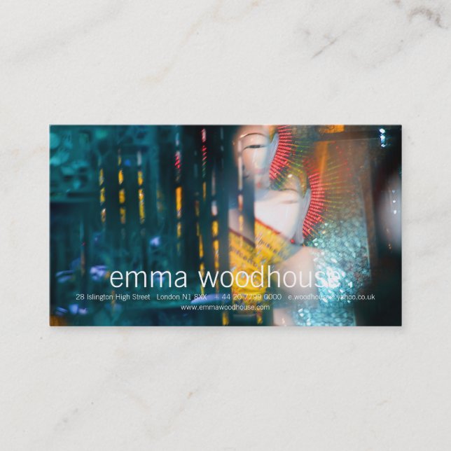 Tarjeta de visita personal de Kaleidoskopic Buda (Anverso)