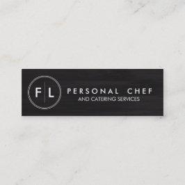 Tarjeta de visita personal del cocinero/de