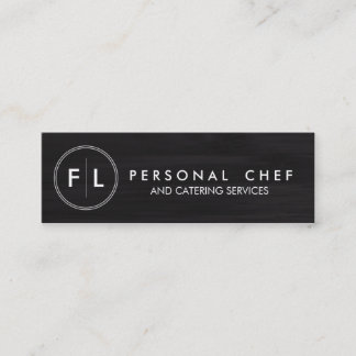 Tarjeta de visita personal del cocinero/de