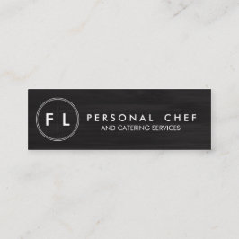 Tarjeta de visita personal del cocinero/de