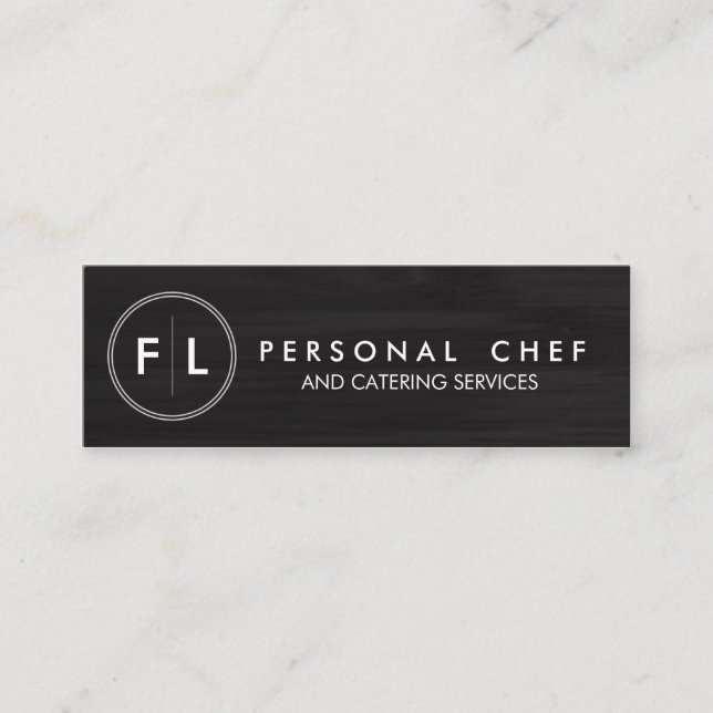 Tarjeta de visita personal del cocinero/de (Anverso)