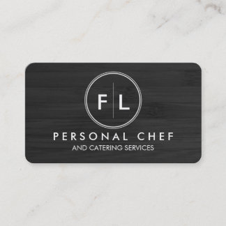 Tarjeta de visita personal del cocinero/de
