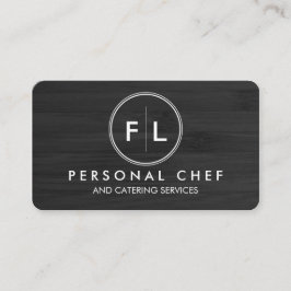 Tarjeta de visita personal del cocinero/de