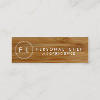 Tarjeta de visita personal del cocinero/de