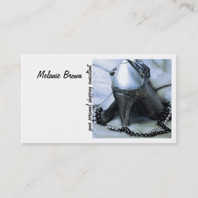 tarjeta de visita personal del comprador (Anverso)