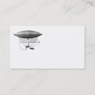 Tarjeta de visita personal del dirigible