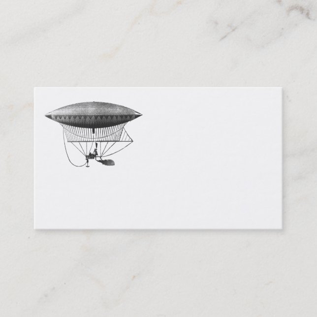 Tarjeta de visita personal del dirigible (Anverso)