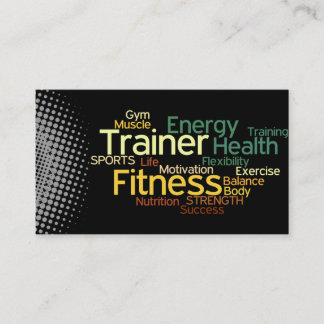 Tarjeta de visita personal del instructor