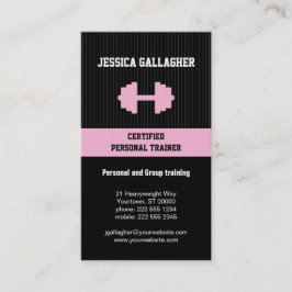 Tarjeta de visita personal del instructor