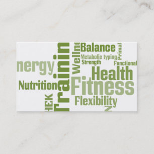 Tarjeta de visita personal del instructor