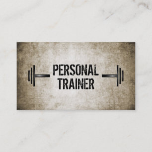 Tarjeta de visita personal del instructor del