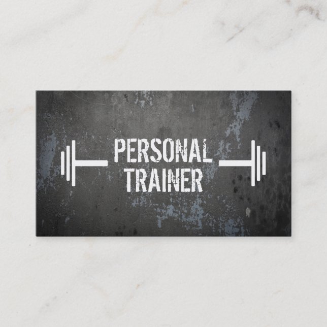 Tarjeta de visita personal del instructor del (Anverso)