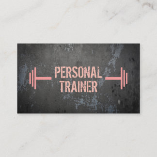 Tarjeta de visita personal del instructor del