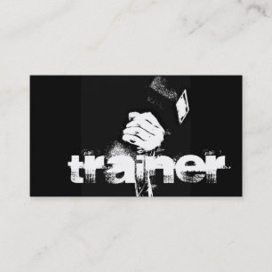 Tarjeta de visita personal del negro del