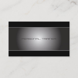 Tarjeta de visita personal elegante del instructor