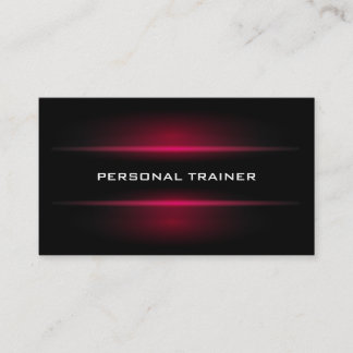 Tarjeta de visita personal elegante del instructor