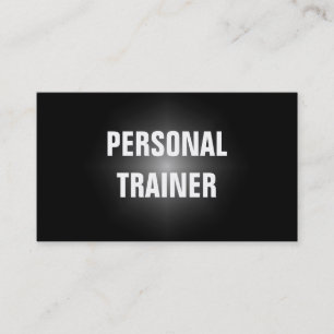 Tarjeta de visita personal simple y llana del