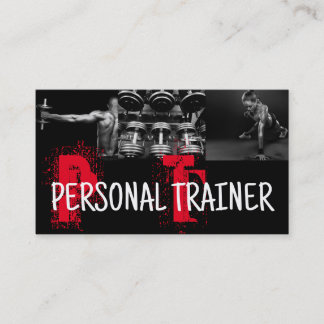 Tarjeta De Visita  Personal Trainer 