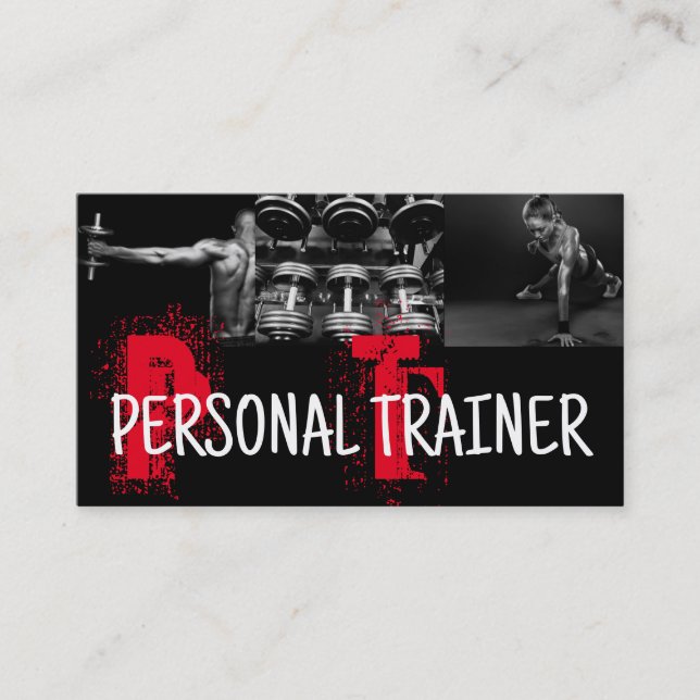 Tarjeta De Visita  Personal Trainer  (Anverso)