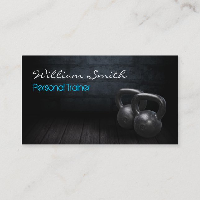 Tarjeta De Visita Personal Trainer Business card (Anverso)