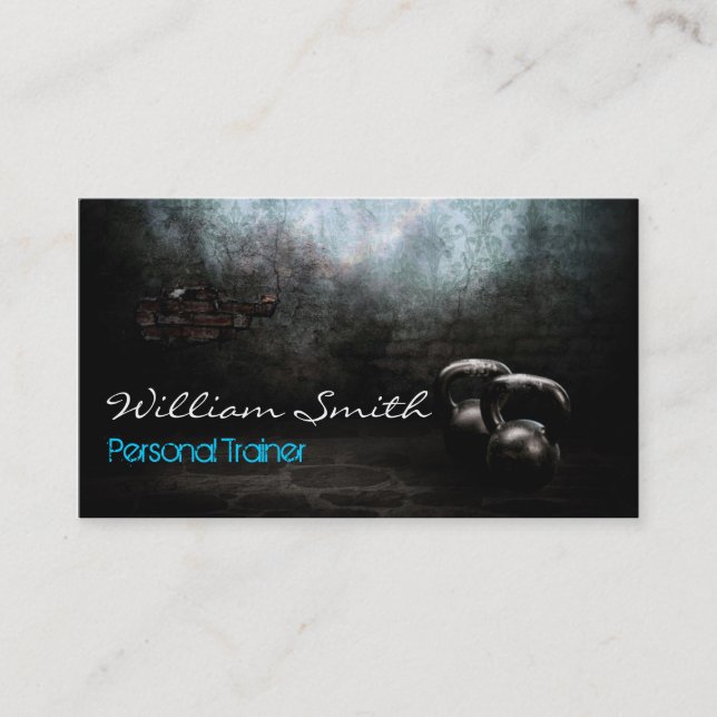 Tarjeta De Visita Personal Trainer Business card (Anverso)