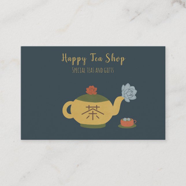 Tarjeta De Visita Personalisierte Tee Shop (Anverso)