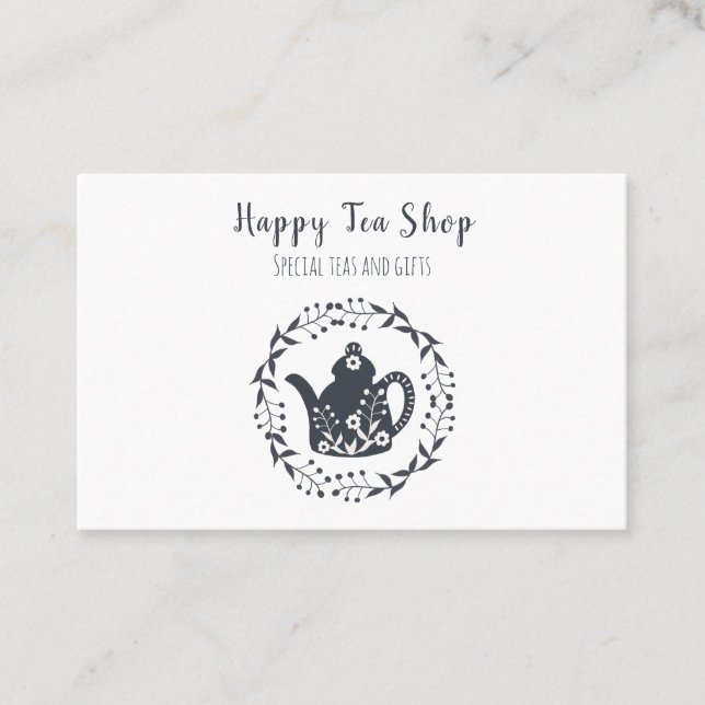 Tarjeta De Visita Personalisierte Tee Shop (Anverso)