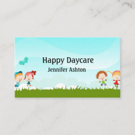 Tarjeta De Visita Personaliza a los niños felices del preescolar