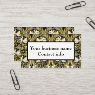 Tarjeta De Visita Personalizable Art Nouveau Vintage