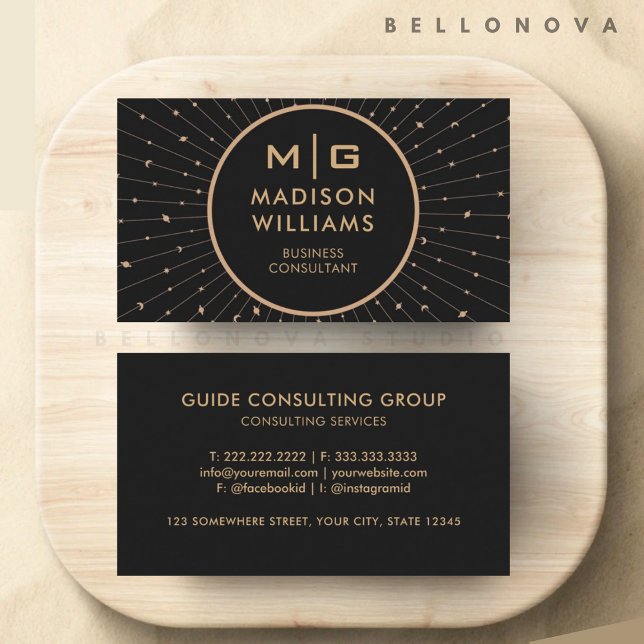 Tarjeta De Visita Personalizable Black Space Cosmos Profesional (Customizable Black Space Cosmos Professional Business Card)