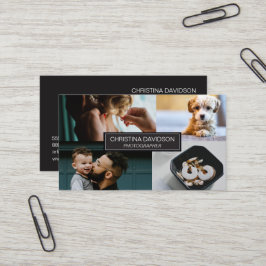 Tarjeta De Visita Personalizable Cartera de trabajo de fotógrafos
