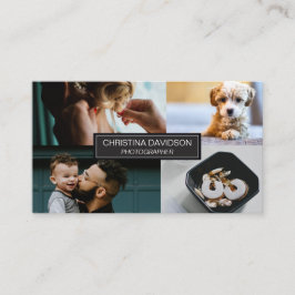 Tarjeta De Visita Personalizable Cartera de trabajo de fotógrafos