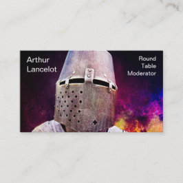 Tarjeta De Visita Personalizable de Knight Funny Medieval
